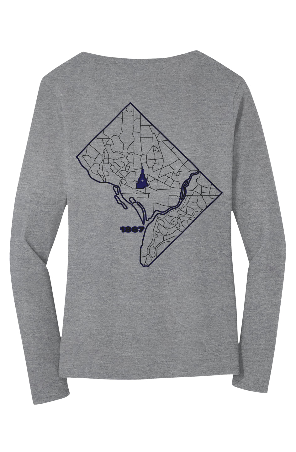 Melanated Mecca DC Glow Up 1867 V-Neck Tee