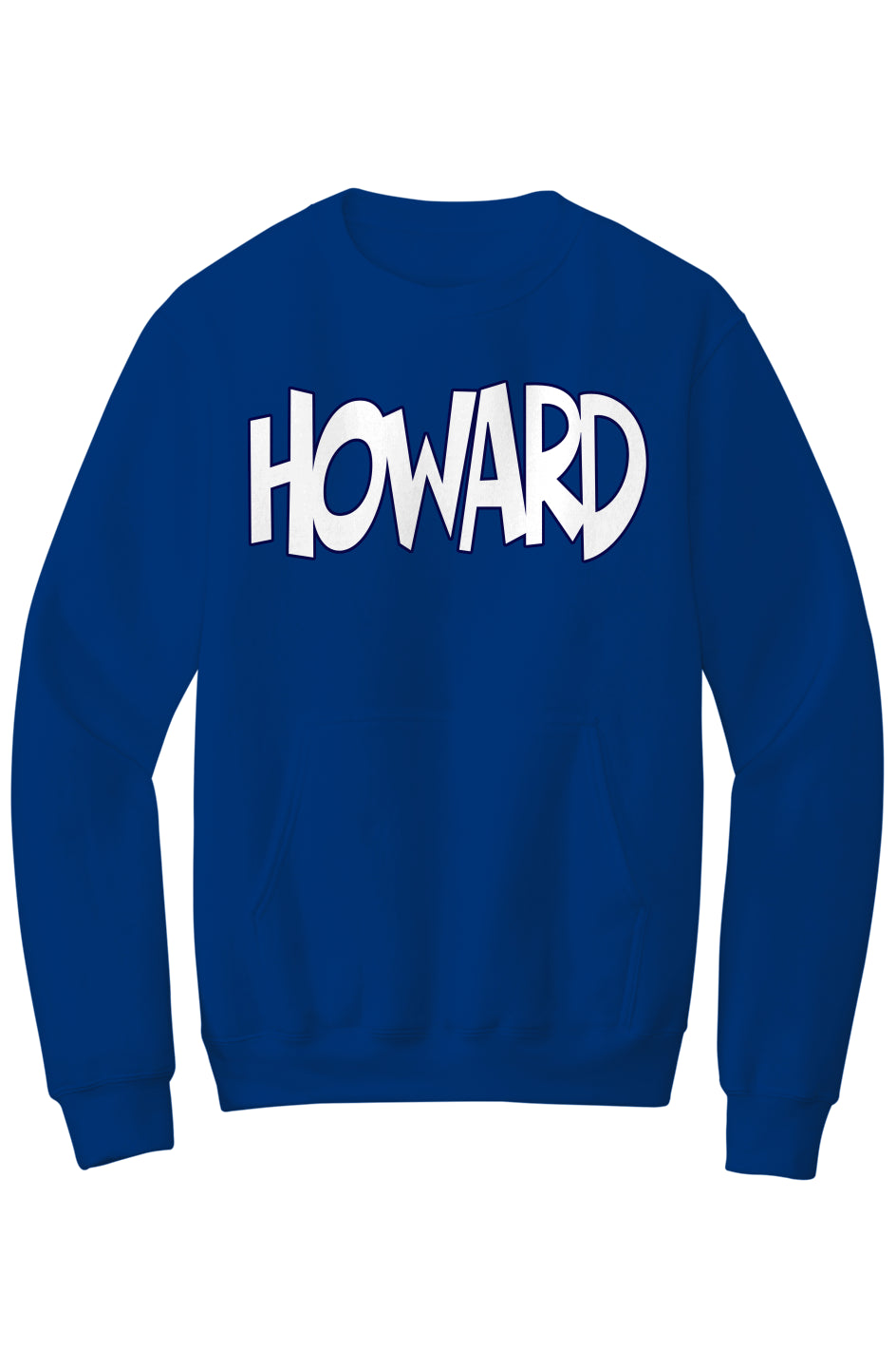 Howard - THE Melanated Mecca Fleece Crewneck with Kangaroo Pocket