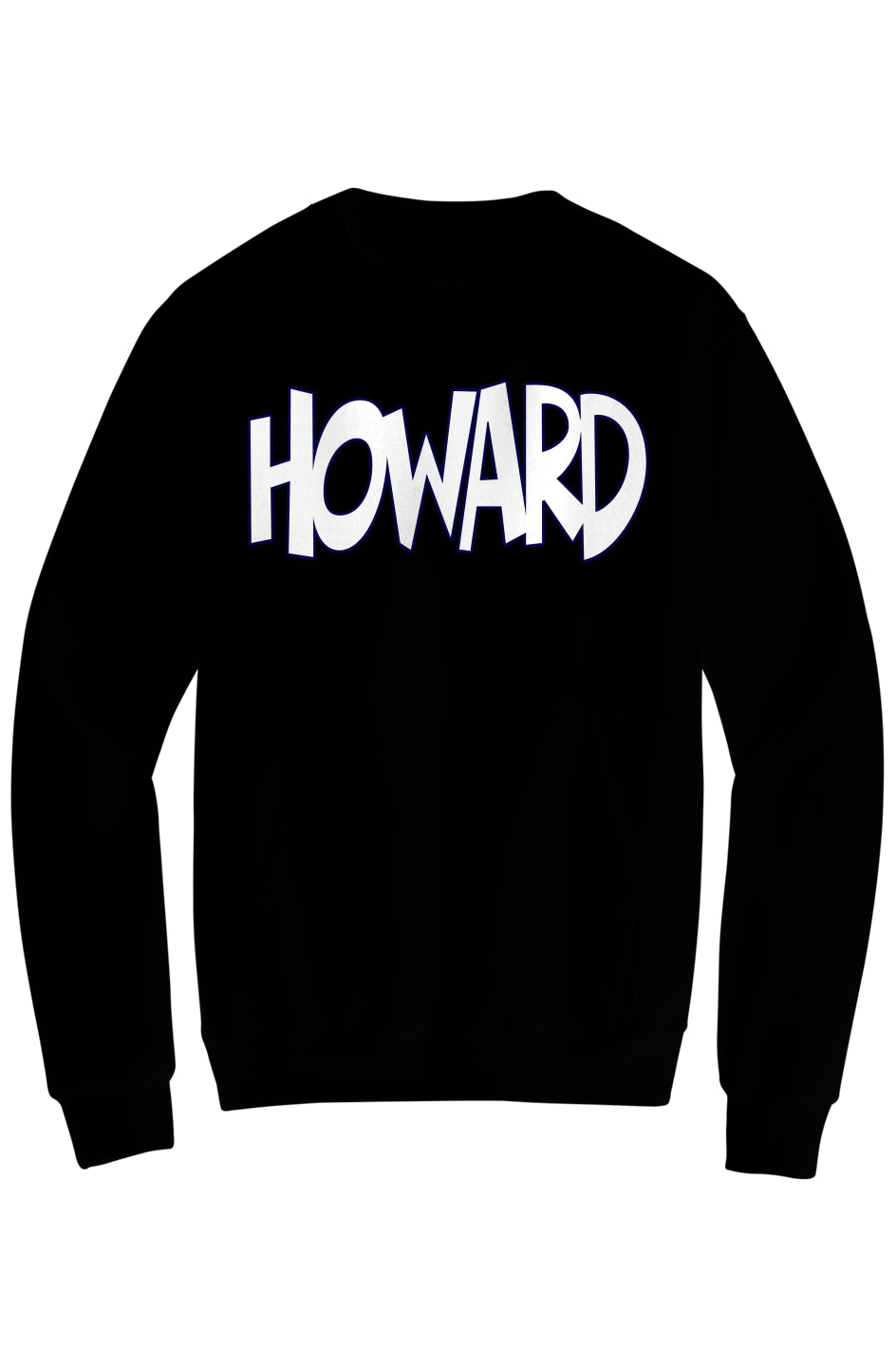Howard - THE Melanated Mecca Fleece Crewneck with Kangaroo Pocket