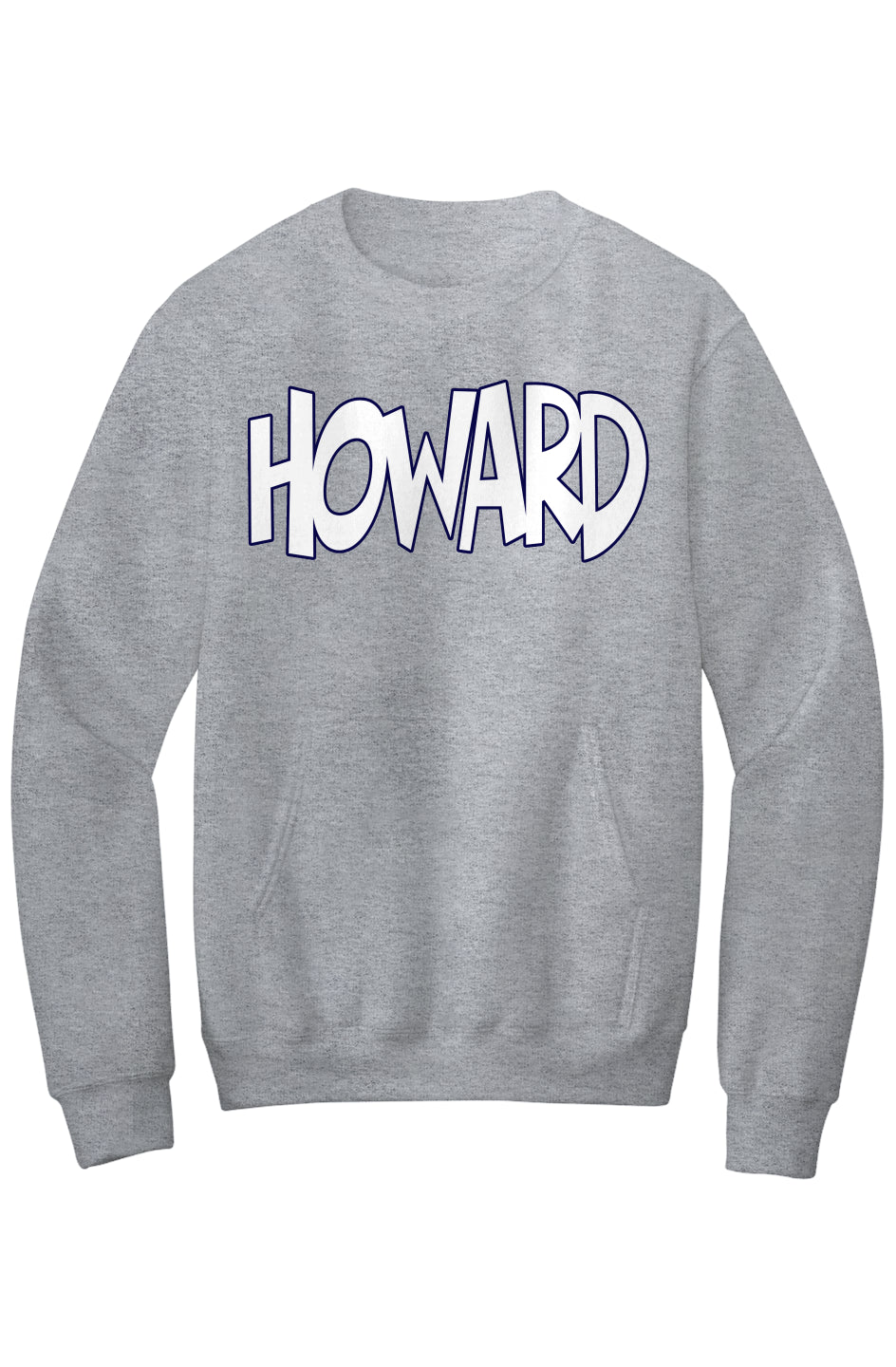 Howard - THE Melanated Mecca Fleece Crewneck with Kangaroo Pocket