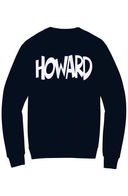 Howard - THE Melanated Mecca Fleece Crewneck with Kangaroo Pocket
