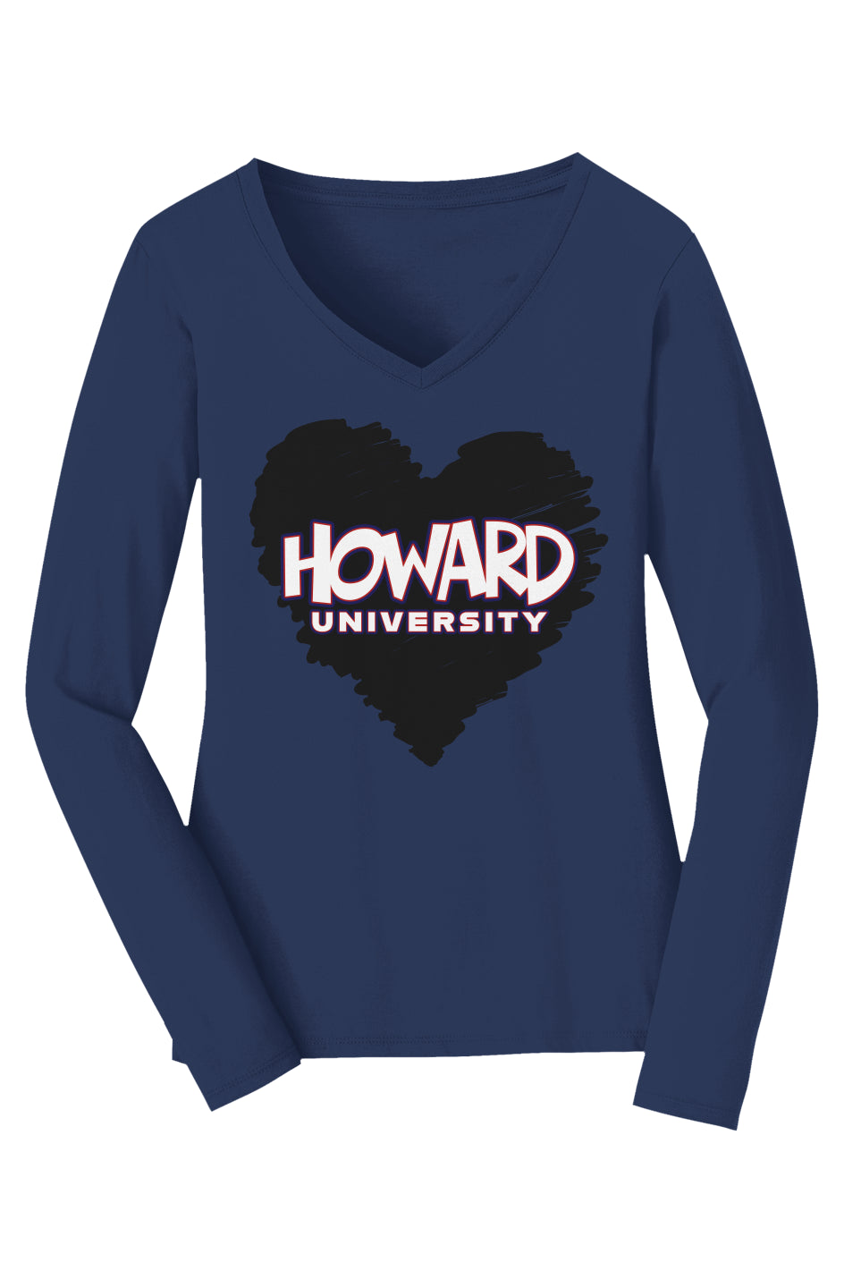 Howard Love U Know Long Sleeve V-Neck Tee