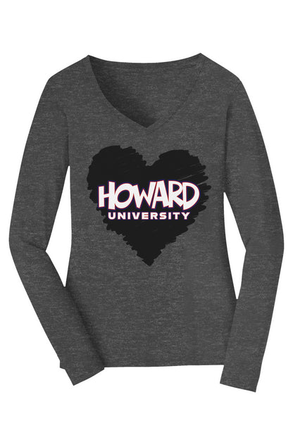 Howard Love U Know Long Sleeve V-Neck Tee