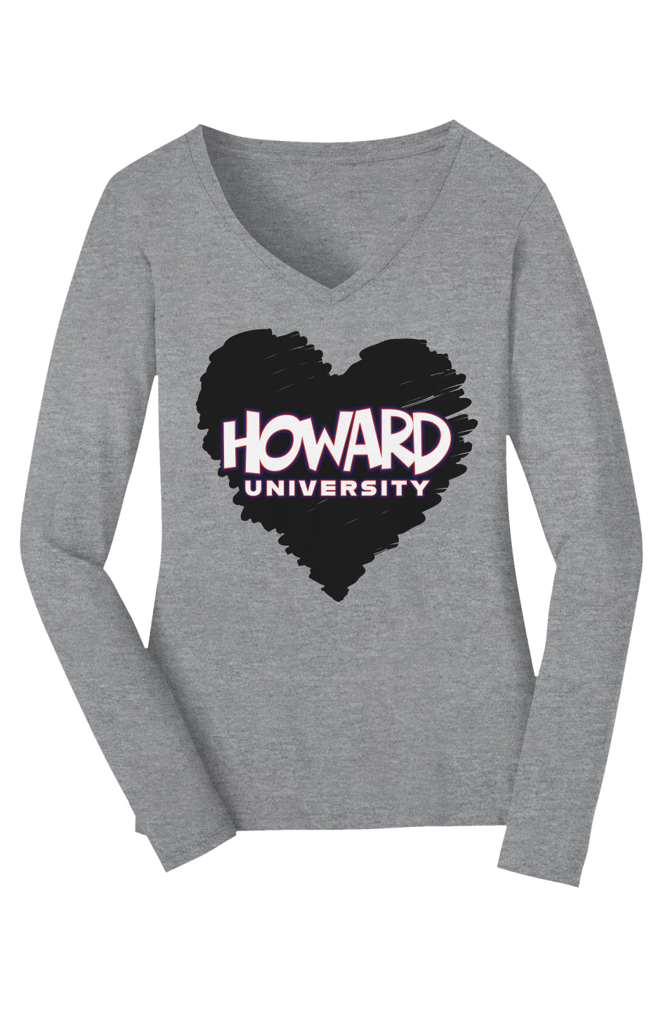 Howard Love U Know Long Sleeve V-Neck Tee