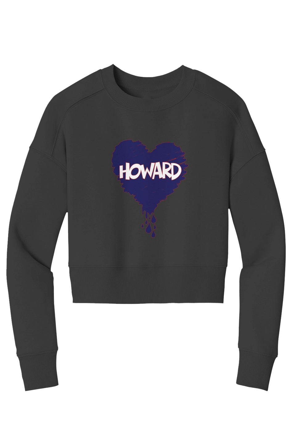 Bleed Blue Crop Crew Sweatshirt