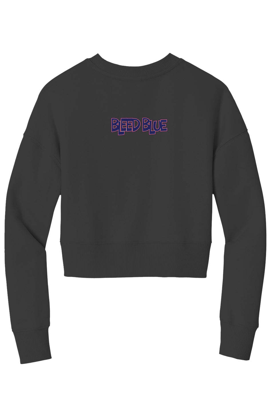 Bleed Blue Crop Crew Sweatshirt