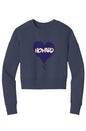 Bleed Blue Crop Crew Sweatshirt