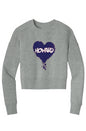 Bleed Blue Crop Crew Sweatshirt