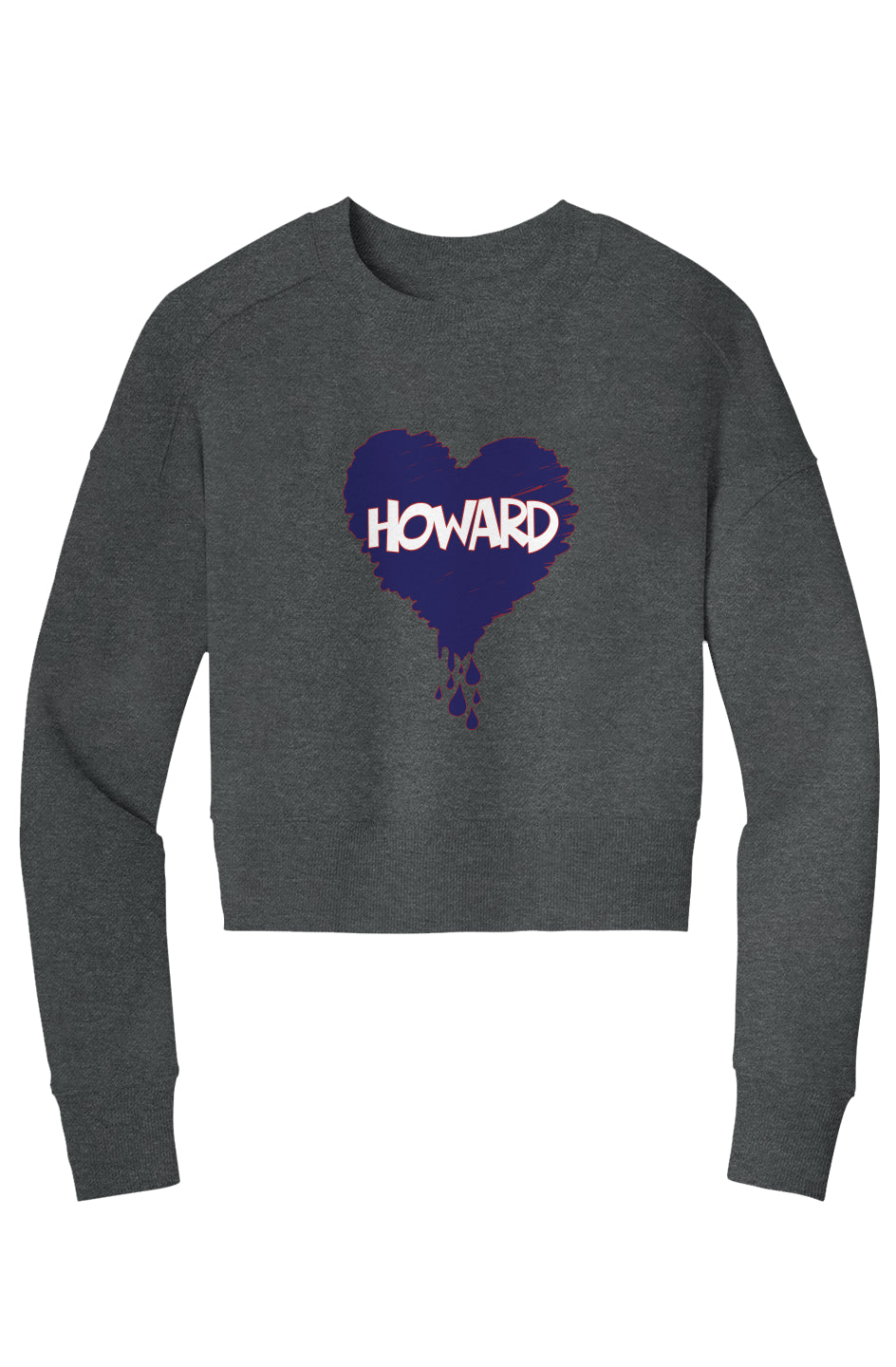 Bleed Blue Crop Crew Sweatshirt
