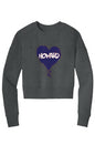Bleed Blue Crop Crew Sweatshirt