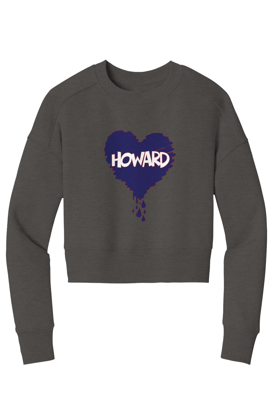 Bleed Blue Crop Crew Sweatshirt