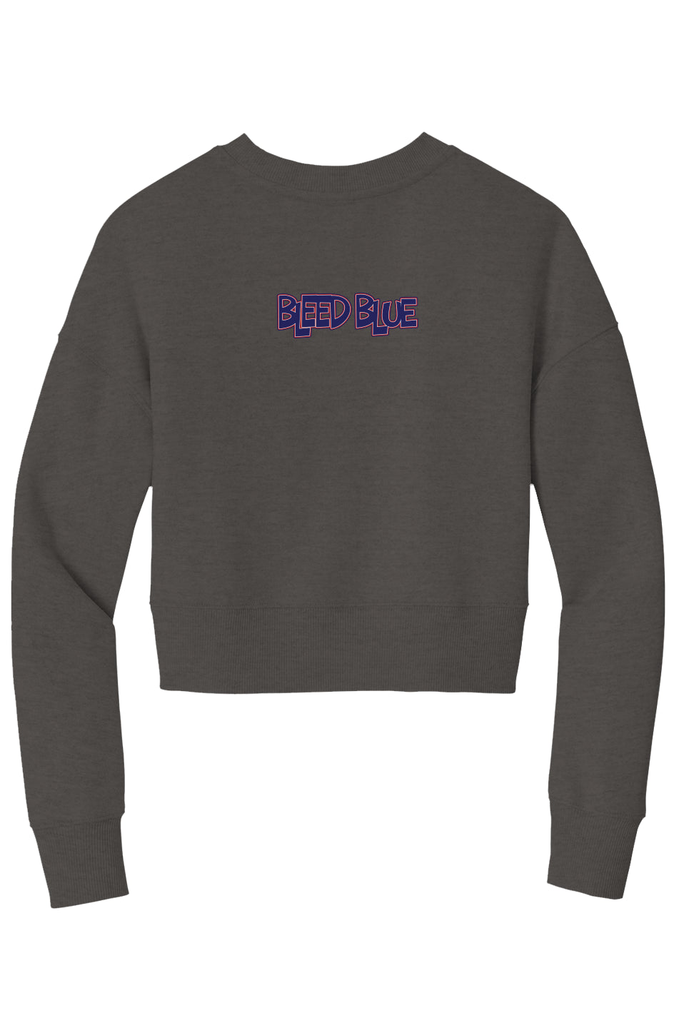 Bleed Blue Crop Crew Sweatshirt