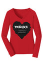 Your HBCU LOVE Long Sleeve V-Neck Tee