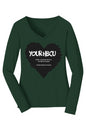 Your HBCU LOVE Long Sleeve V-Neck Tee