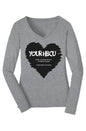 Your HBCU LOVE Long Sleeve V-Neck Tee