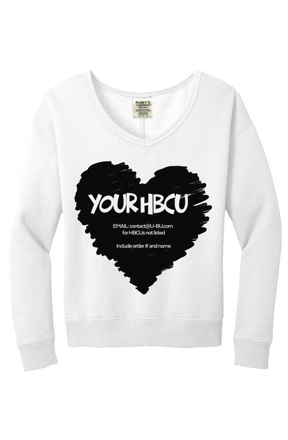 Your HBCU Beach Wash V Neck Sweatshirt