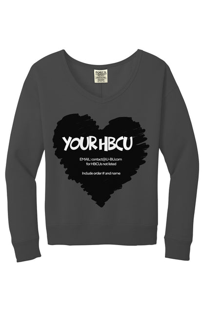 Your HBCU Beach Wash V Neck Sweatshirt