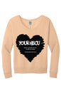 Name Your HBCU Beach Wash V-Neck Sweatshirt
