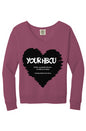 Name Your HBCU Beach Wash V-Neck Sweatshirt