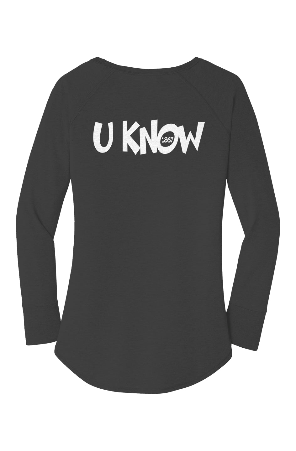 Howard U Know Perfect Tri  LS Tunic Tee