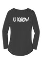 Howard U Know Perfect Tri  LS Tunic Tee