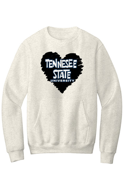 TSU LOVE Fleece Crewneck with Kangaroo Pocket