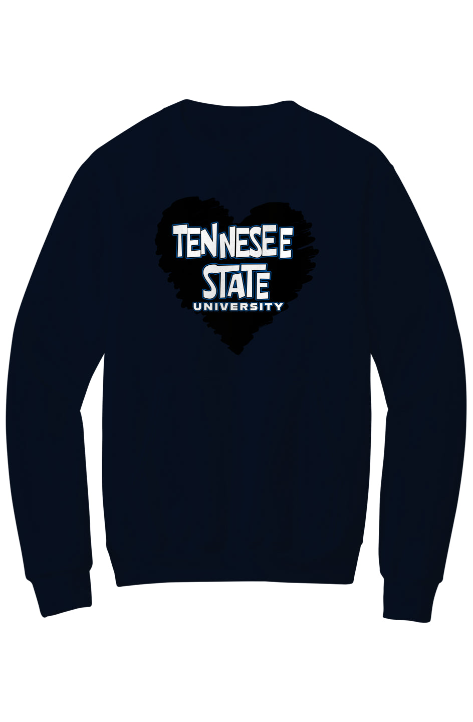 TSU LOVE Fleece Crewneck with Kangaroo Pocket