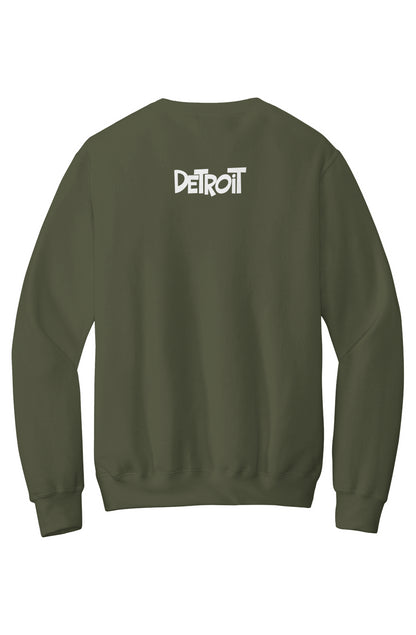 What Up Doe Fleece Crewneck Pocket Sweatshirt