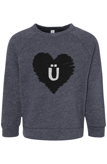 U-BU Logo Toddler Raglan Sweatshirt