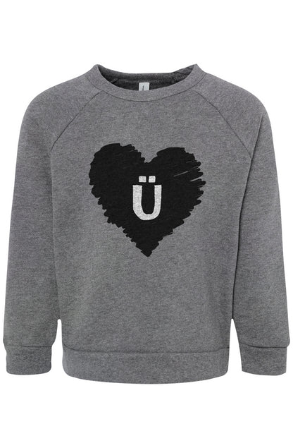 U-BU Logo Toddler Raglan Sweatshirt