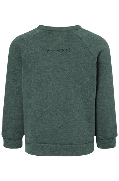 Love Ü Logo Toddler Raglan Sweatshirt