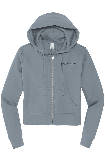 Unique But United Love Ü Womens Waist-Zip Hoodie