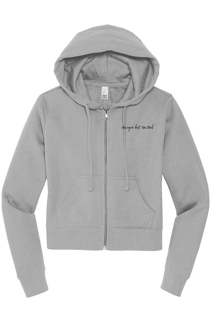 Unique But United Heart District Womens Zip Hoodie