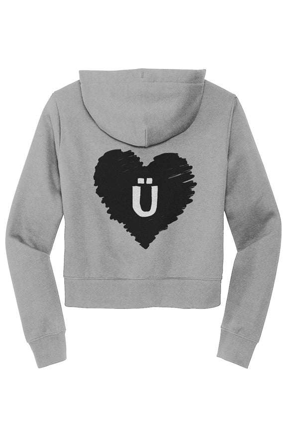 Unique But United Heart District Womens Zip Hoodie