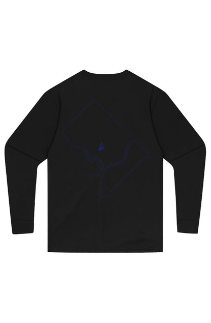 Melanated Mecca Glow Up Heavyweight Long Sleeve Tee