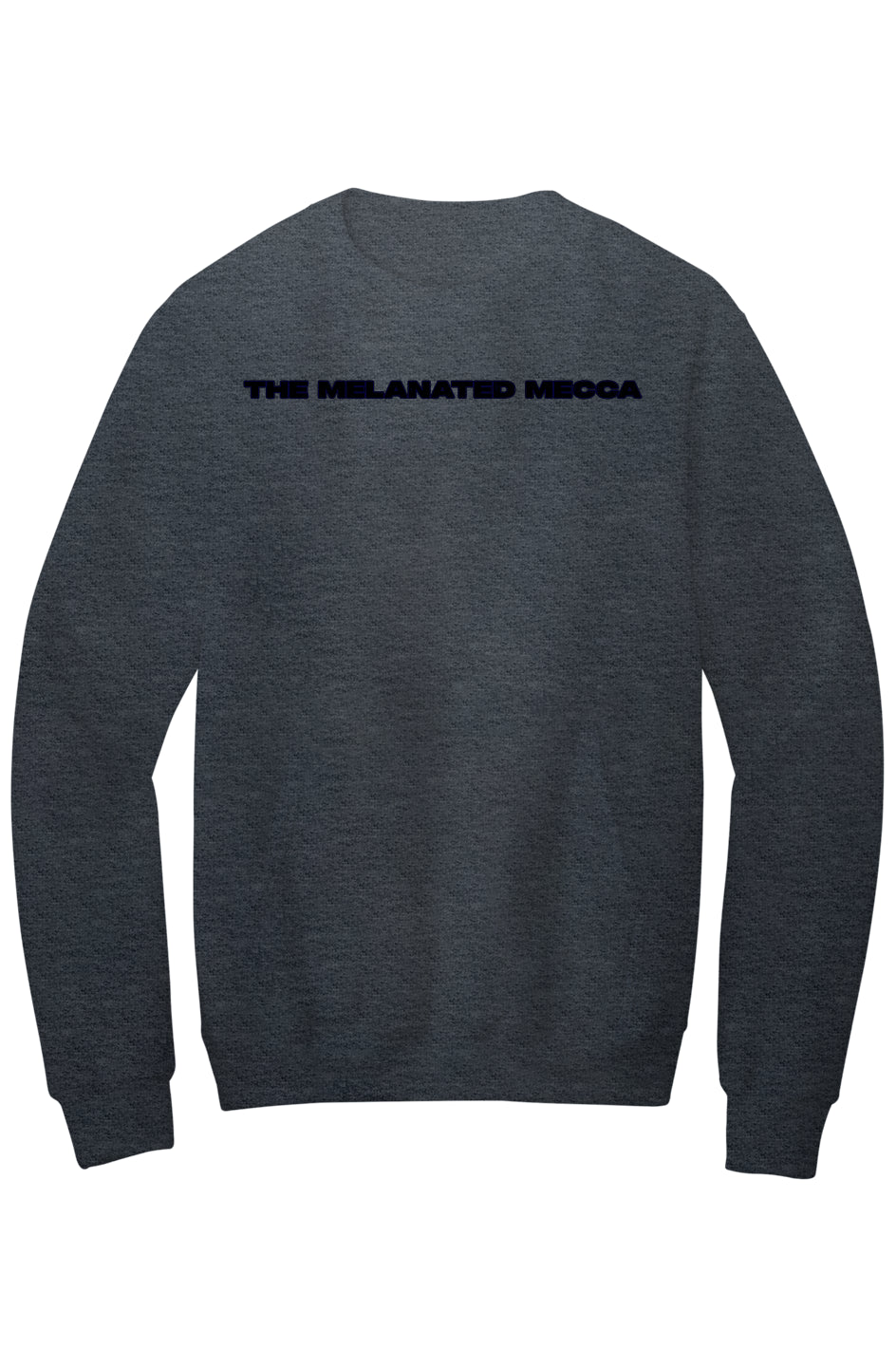 Melanated Mecca DC Glow Up Fleece Crewneck Pocket Sweatshirt
