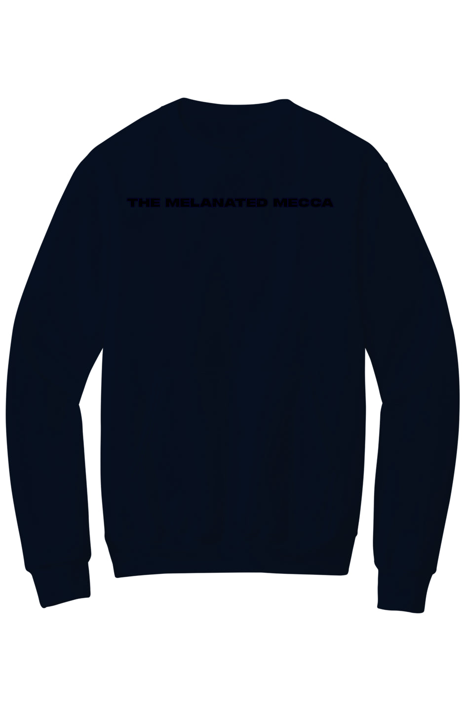 Melanated Mecca DC Glow Up Fleece Crewneck Pocket Sweatshirt