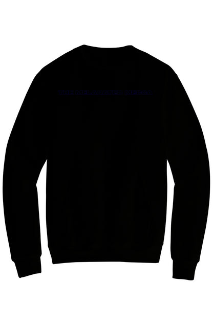 Melanated Mecca DC Glow Up Fleece Crewneck Pocket Sweatshirt