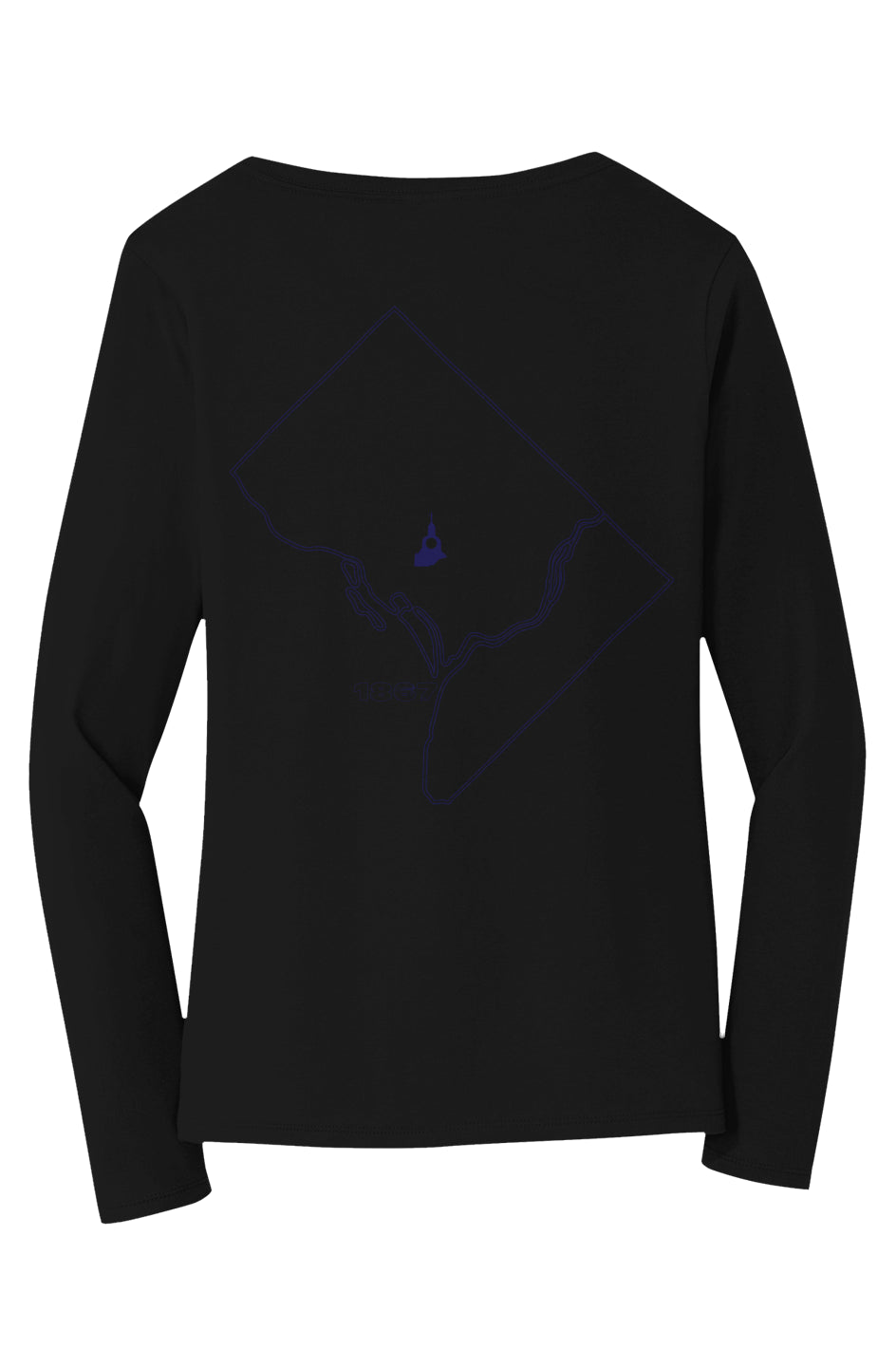 Melanated Mecca DC Glow Up 1867 V-Neck Tee