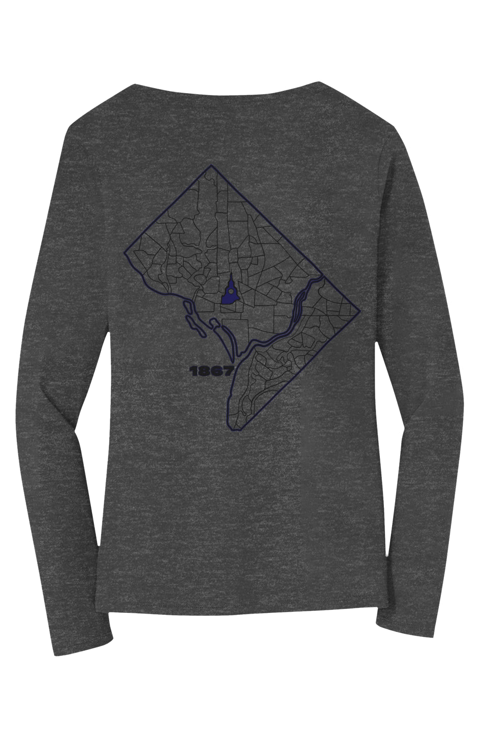 Melanated Mecca DC Glow Up 1867 V-Neck Tee