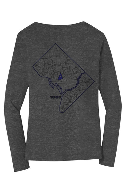 Melanated Mecca DC Glow Up 1867 V-Neck Tee