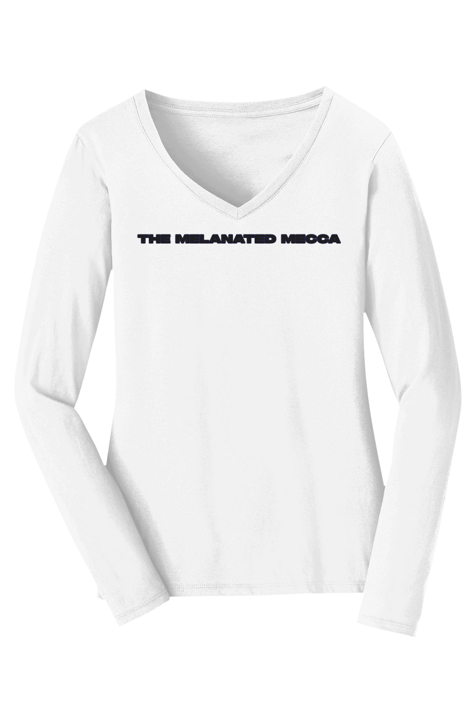 Melanated Mecca DC Glow Up 1867 V-Neck Tee