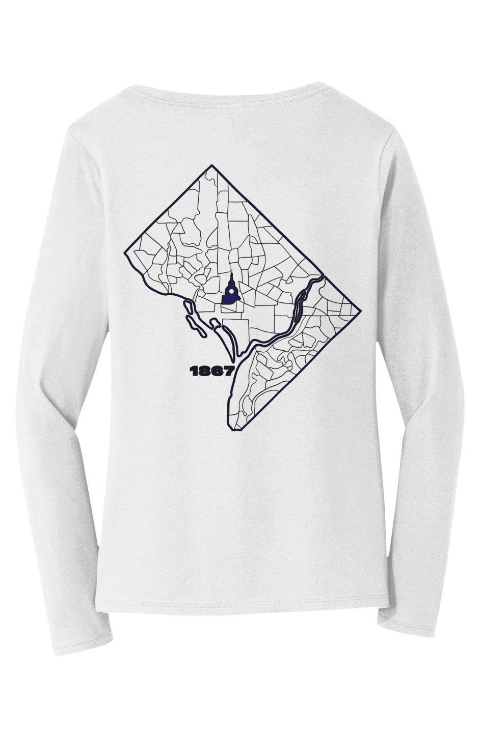 Melanated Mecca DC Glow Up 1867 V-Neck Tee