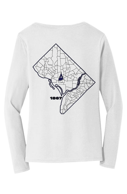 Melanated Mecca DC Glow Up 1867 V-Neck Tee