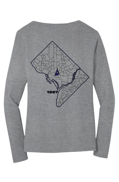 Melanated Mecca DC Glow Up 1867 V-Neck Tee