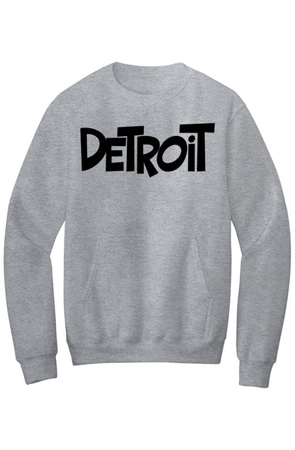 Detroit Fleece Crewneck Pocket Sweatshirt