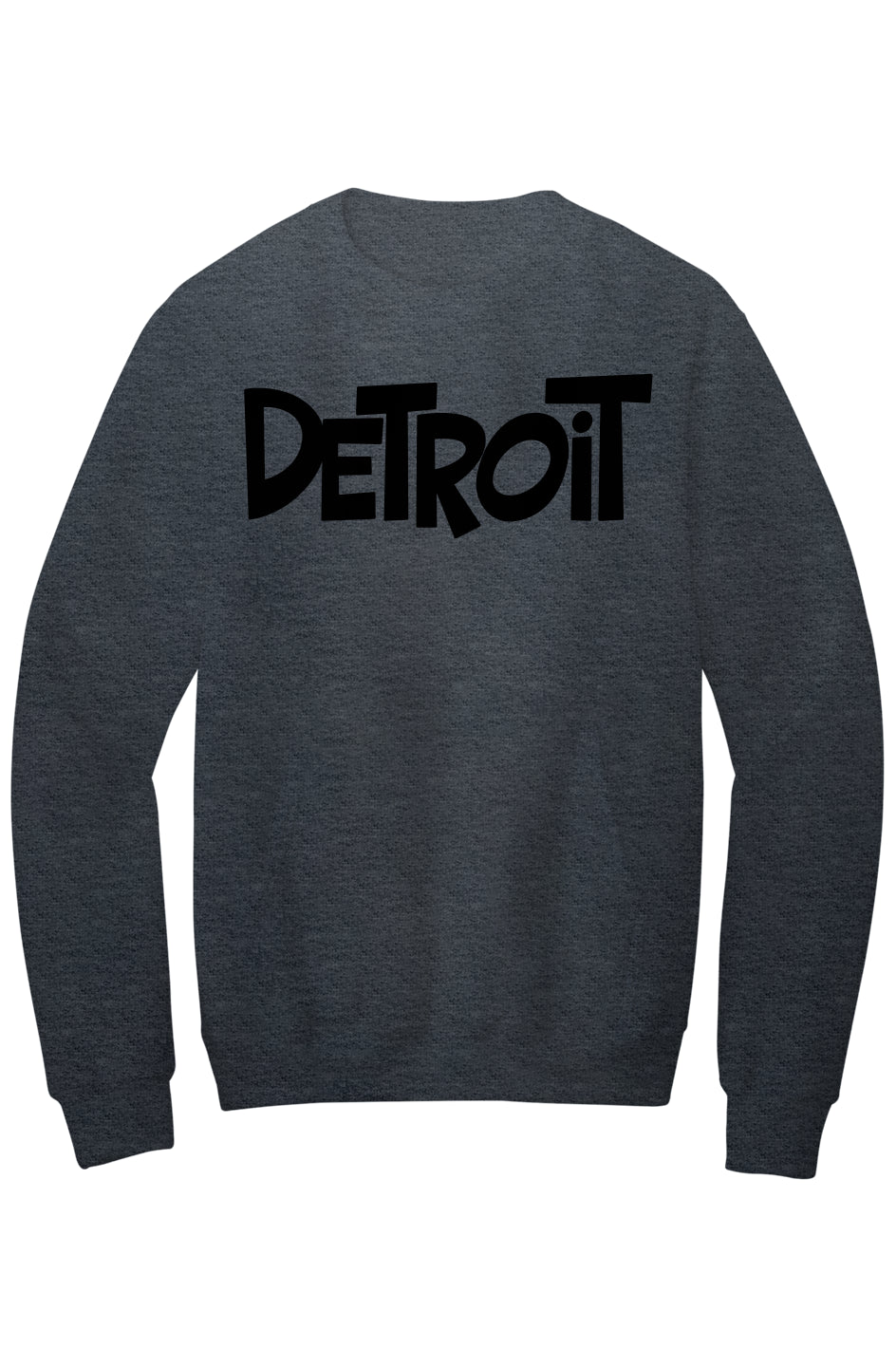Detroit Fleece Crewneck Pocket Sweatshirt