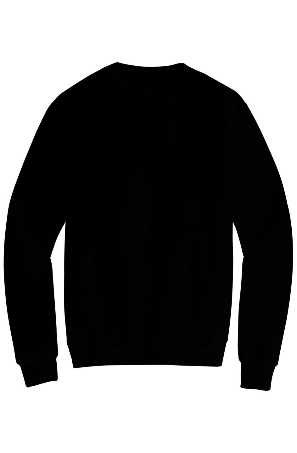 Detroit Fleece Crewneck Pocket Sweatshirt