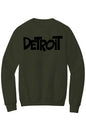Detroit Fleece Crewneck Pocket Sweatshirt