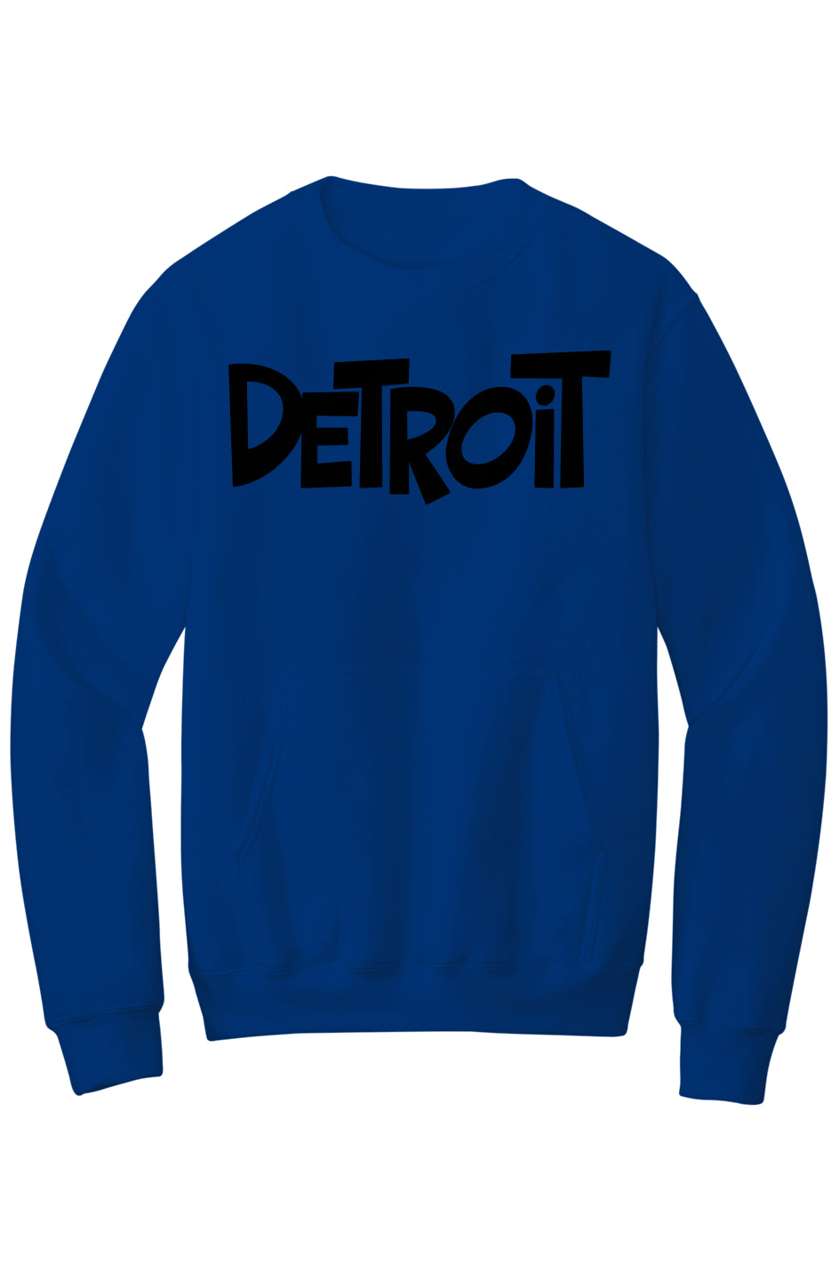 Detroit Fleece Crewneck Pocket Sweatshirt
